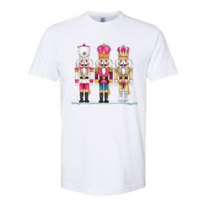 Pin.K Nutcracker Squad Xmas Funny Christmas Softstyle CVC T-Shirt