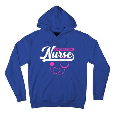 Postpartum Nursing Stethoscope Mother Nurse Funny Mom Gift Tall Hoodie