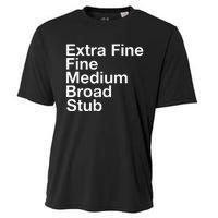 Pen Nib Sizes Cooling Performance Crew T-Shirt