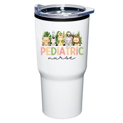 Pediatric Nurse Safari Baby Animals Nurse Appreciation Week Tumbler