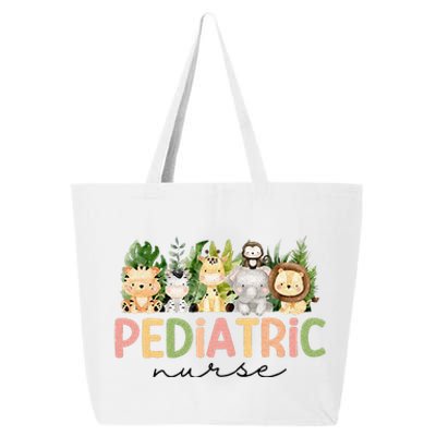 Pediatric Nurse Safari Baby Animals Nurse Appreciation Week 25L Jumbo Tote