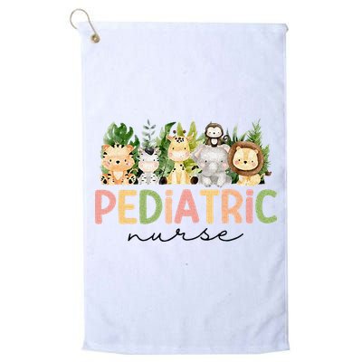 Pediatric Nurse Safari Baby Animals Nurse Appreciation Week Golf Towel
