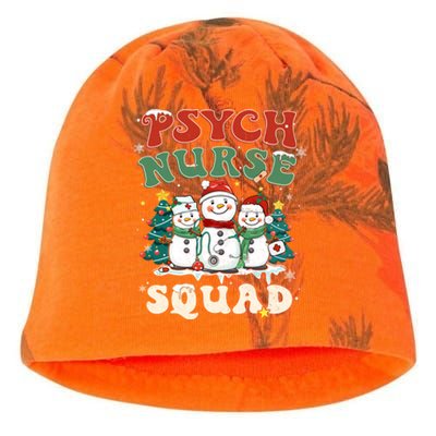 Psych Nurse Squad Funny Christmas Snowmies Nurse Stethoscope Gift Kati - Camo Knit Beanie