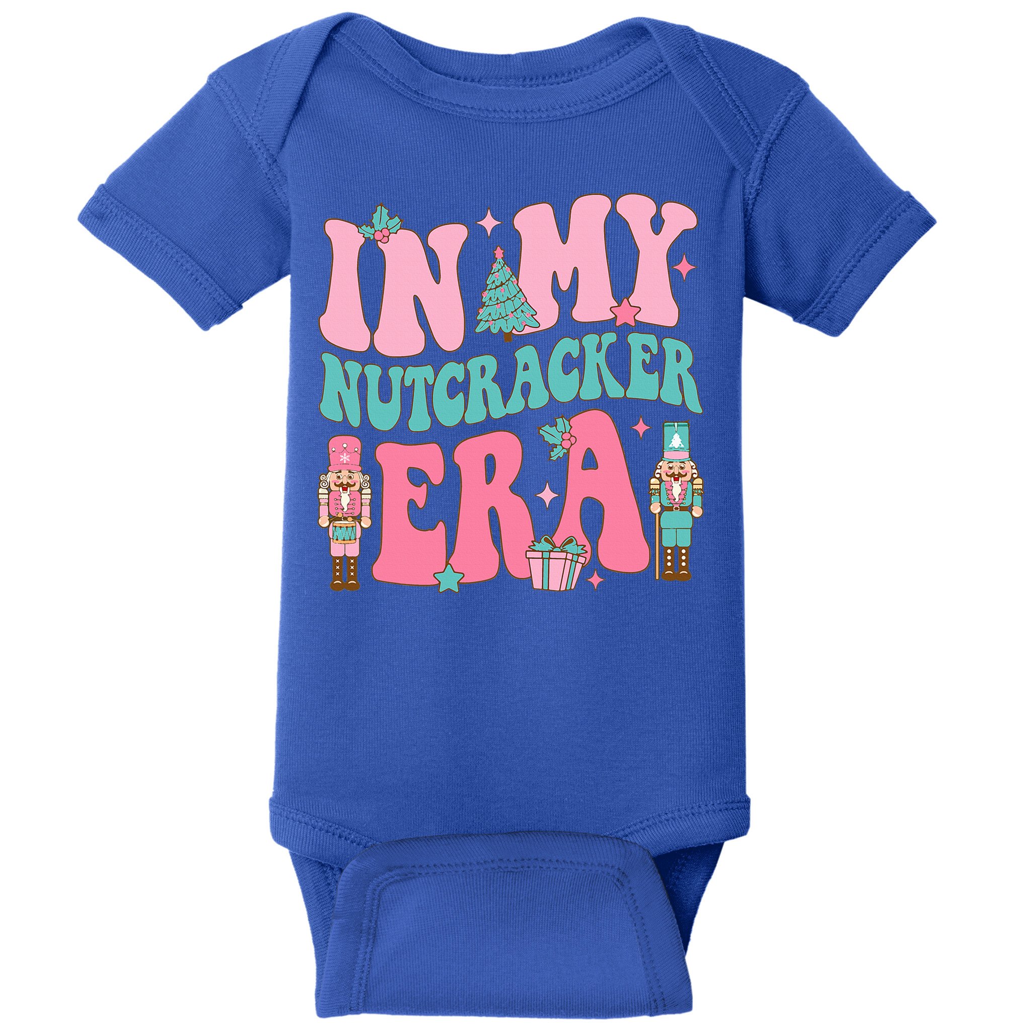 Pink Nutcracker Squad In My Nutcracker Era Pink Christmas Baby Bodysuit