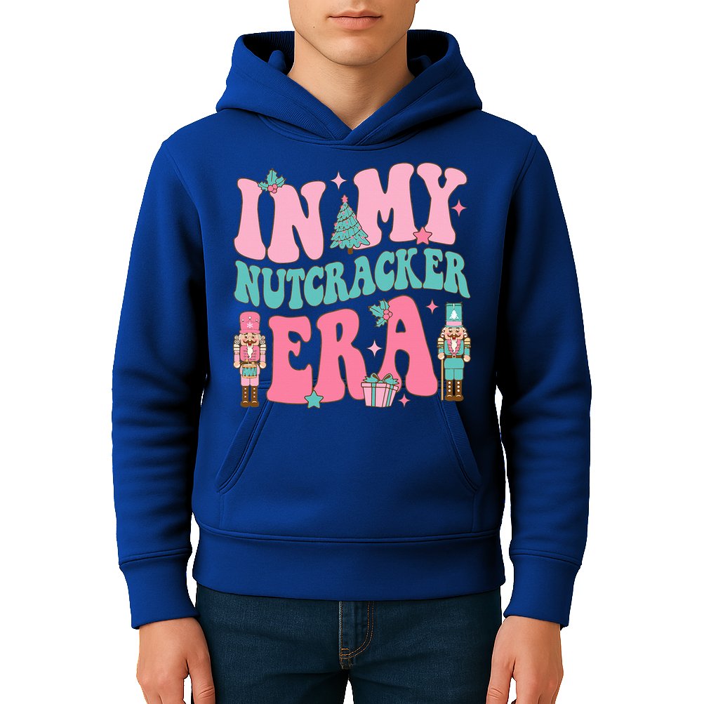 Pink Nutcracker Squad In My Nutcracker Era Pink Christmas Kids Hoodie