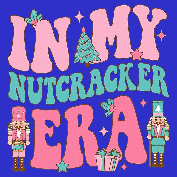 Pink Nutcracker Squad In My Nutcracker Era Pink Christmas Kids Hoodie