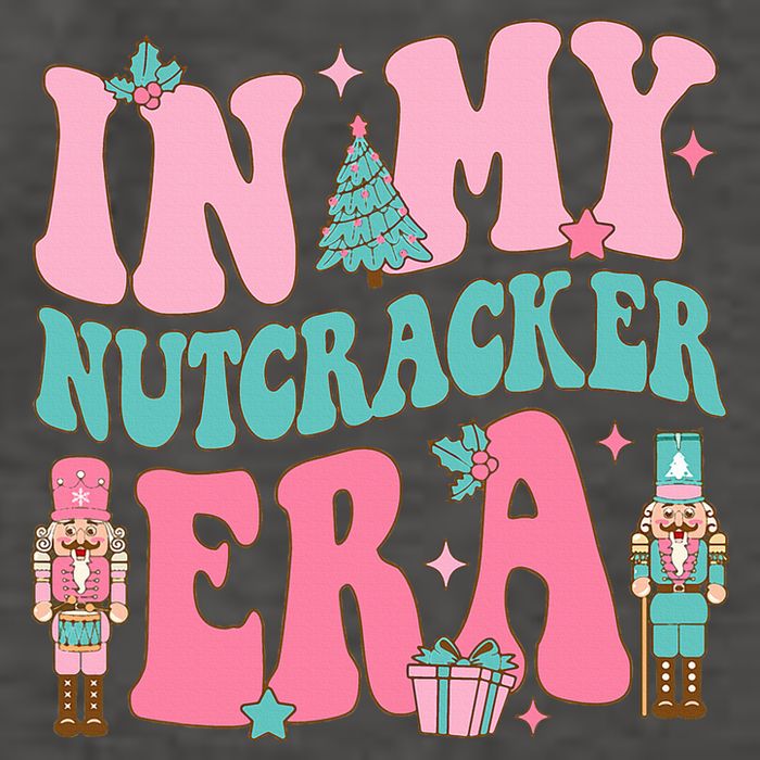 Pink Nutcracker Squad In My Nutcracker Era Pink Christmas Vector Backpack