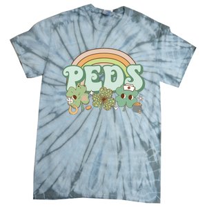 Pediatrics Nurse St Patricks Day Tie-Dye T-Shirt