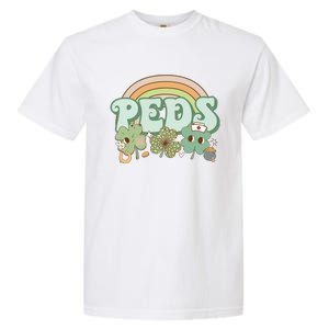 Pediatrics Nurse St Patricks Day Garment-Dyed Heavyweight T-Shirt