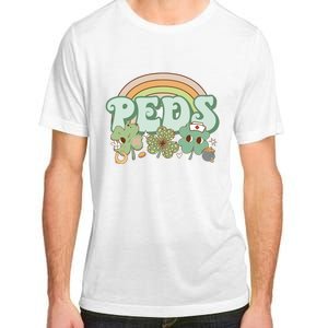 Pediatrics Nurse St Patricks Day Adult ChromaSoft Performance T-Shirt