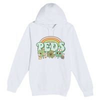 Pediatrics Nurse St Patricks Day Premium Pullover Hoodie