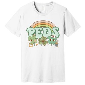 Pediatrics Nurse St Patricks Day Premium T-Shirt