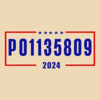 P01135809 Never Surrender Pro Trump 2024 Drawstring Bag