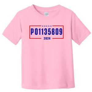 P01135809 Never Surrender Pro Trump 2024 Toddler T-Shirt