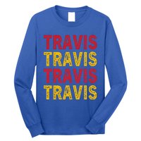 Personalized Name Travis I Love Travis Long Sleeve Shirt