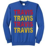 Personalized Name Travis I Love Travis Sweatshirt