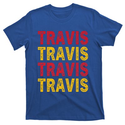 Personalized Name Travis I Love Travis T-Shirt