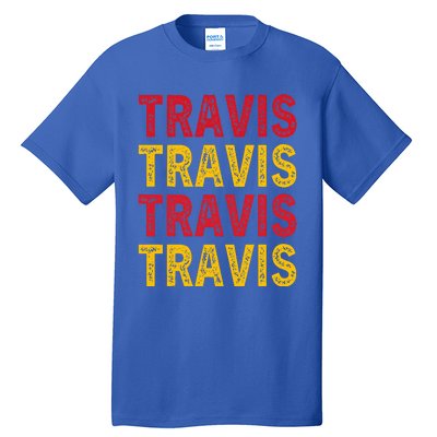 Personalized Name Travis I Love Travis Tall T-Shirt