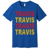 Personalized Name Travis I Love Travis Premium T-Shirt