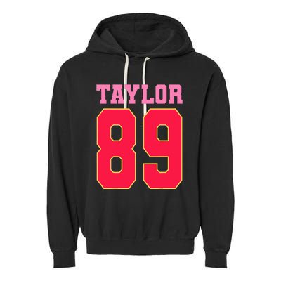 Pink Numbers Ta.Ylor Garment-Dyed Fleece Hoodie