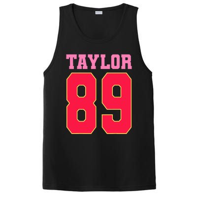 Pink Numbers Ta.Ylor PosiCharge Competitor Tank