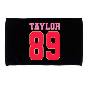 Pink Numbers Ta.Ylor Microfiber Hand Towel