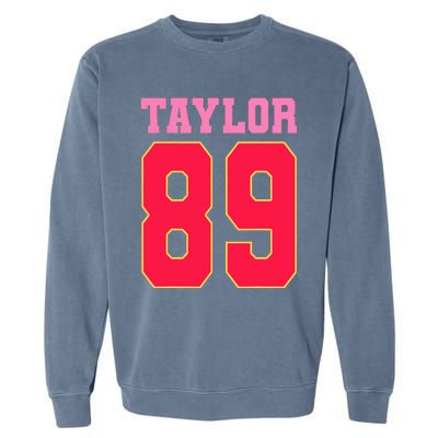 Pink Numbers Ta.Ylor Garment-Dyed Sweatshirt