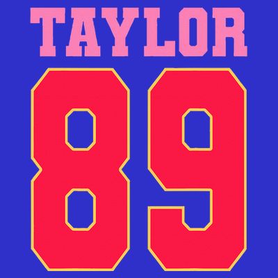 Pink Numbers Ta.Ylor T-Shirt
