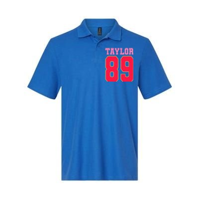 Pink Numbers Ta.Ylor Softstyle Adult Sport Polo