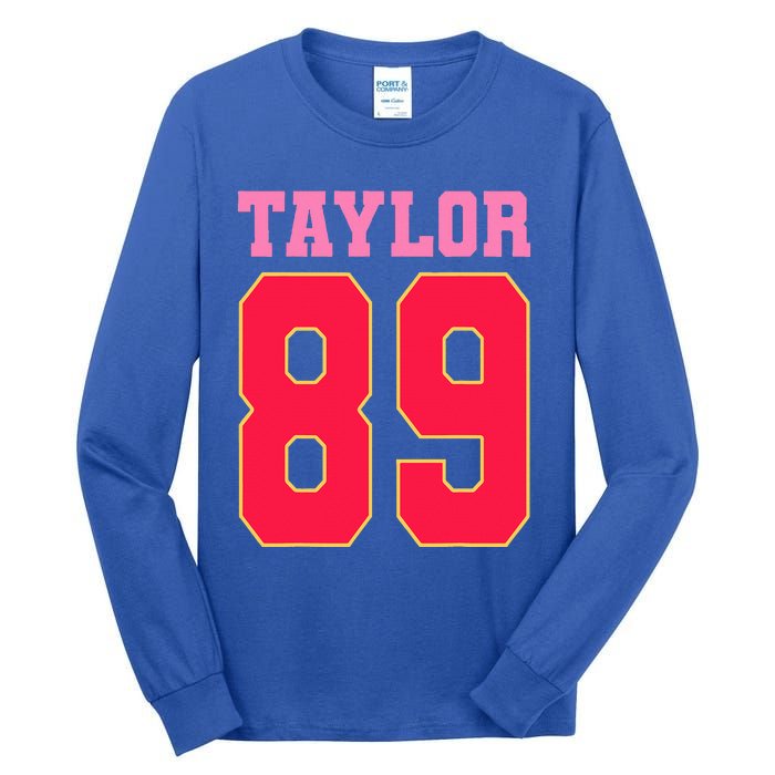 Pink Numbers Ta.Ylor Tall Long Sleeve T-Shirt