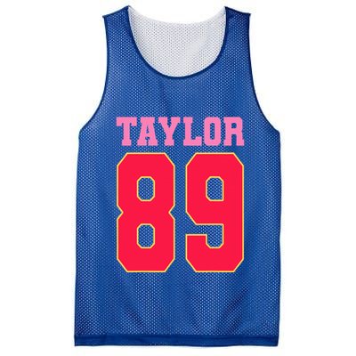 Pink Numbers Ta.Ylor Mesh Reversible Basketball Jersey Tank