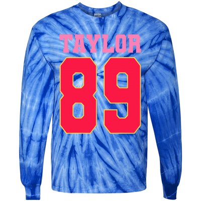 Pink Numbers Ta.Ylor Tie-Dye Long Sleeve Shirt