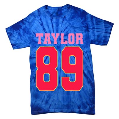 Pink Numbers Ta.Ylor Tie-Dye T-Shirt