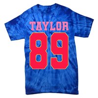 Pink Numbers Ta.Ylor Tie-Dye T-Shirt