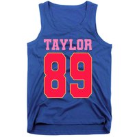 Pink Numbers Ta.Ylor Tank Top