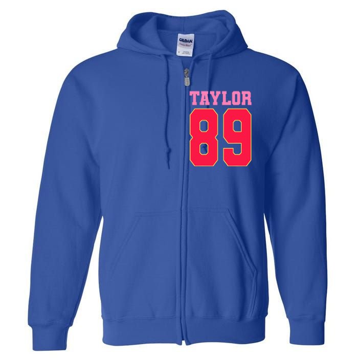 Pink Numbers Ta.Ylor Full Zip Hoodie