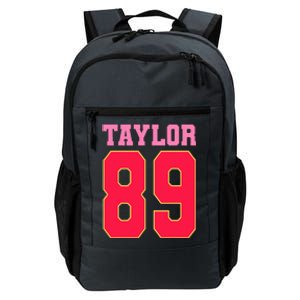 Pink Numbers Ta.Ylor Daily Commute Backpack