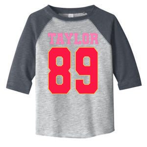 Pink Numbers Ta.Ylor Toddler Fine Jersey T-Shirt