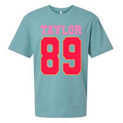 Pink Numbers Ta.Ylor Sueded Cloud Jersey T-Shirt