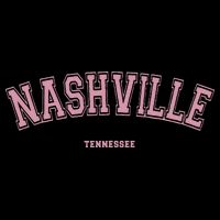 Pink Nashville Tennessee TN Varsity On Nashville Backpack