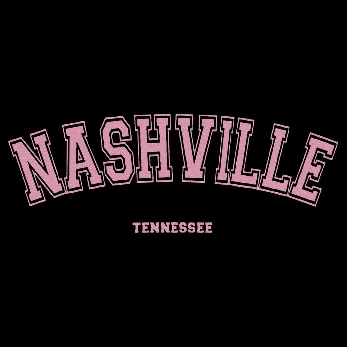 Pink Nashville Tennessee TN Varsity On Nashville Backpack