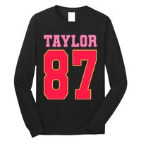 Pink Numbers Taylor 87 Long Sleeve Shirt