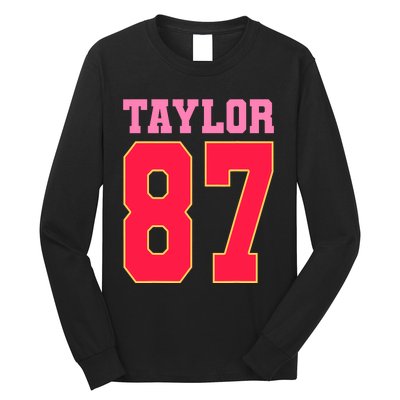 Pink Numbers Taylor 87 Long Sleeve Shirt