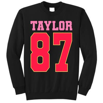 Pink Numbers Taylor 87 Sweatshirt