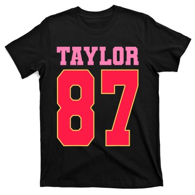 Pink Numbers Taylor 87 T-Shirt