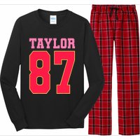 Pink Numbers Taylor 87 Long Sleeve Pajama Set