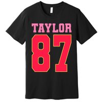 Pink Numbers Taylor 87 Premium T-Shirt