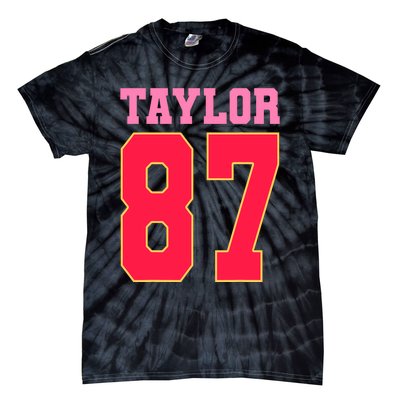 Pink Numbers Taylor 87 Tie-Dye T-Shirt