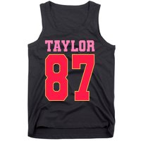 Pink Numbers Taylor 87 Tank Top