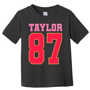 Pink Numbers Taylor 87 Toddler T-Shirt